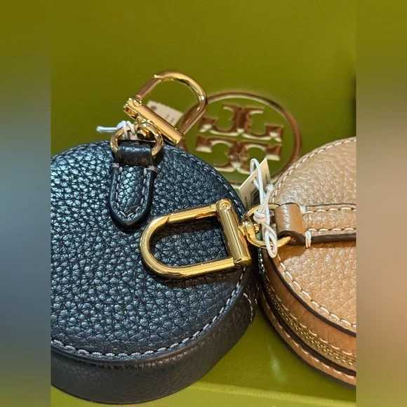 Tory Burch Thea Black and Tan Key & Card Holders sold as each - Picture 5 of 8